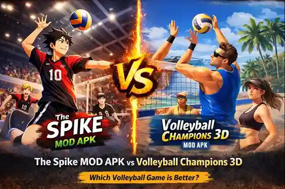 The Spike MOD Vs Volleyball Champions 3D